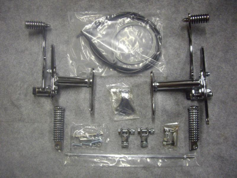 77 - 78 harley ironhead sportster xl davy crockett forward control kit complete