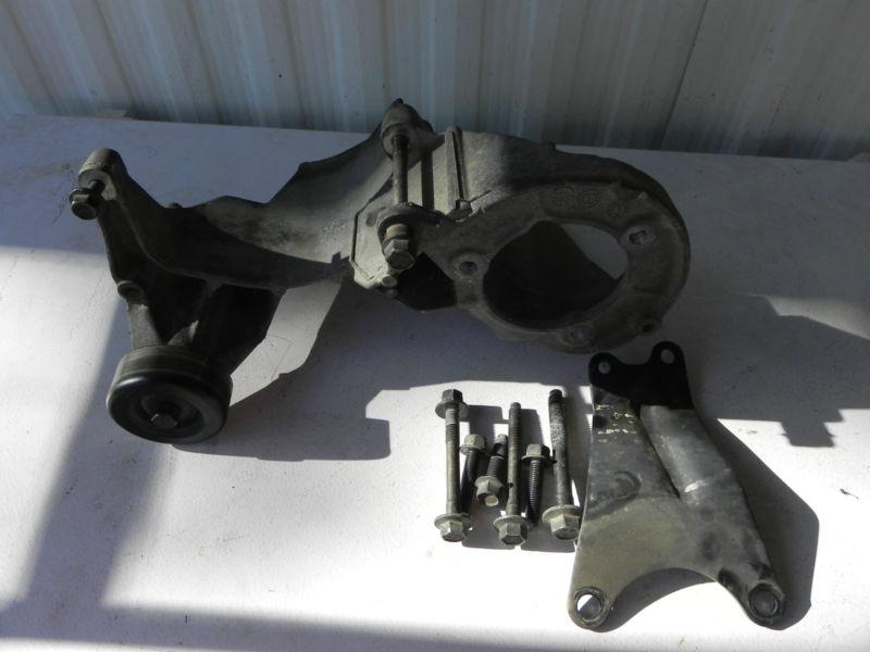 Sell FORD MUSTANG POWER STEERING PUMP BRACKET WITH IDLER PULLEY AND