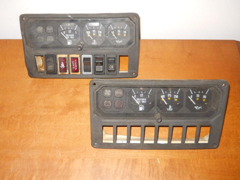 Alfa romeo gtv6 used pair veglia gauge clusters for parts with some switches