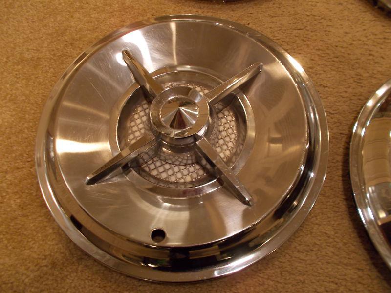 Sell 15 Inch 4 Bar Spinner Flipper Lancer Hubcaps Hub Caps Vintage Rat