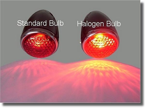 37 ford rat rod / hot rod / custom taillights with quartz bulbs