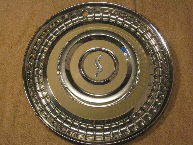 Mint studebaker hubcap 1959 1960 1961 1962 1963 1964 museum quality 15 inch