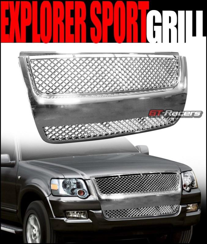 Sell CHROME VERTICAL FRONT BUMPER HOOD GRILL GRILLE 20072013 CHEVY