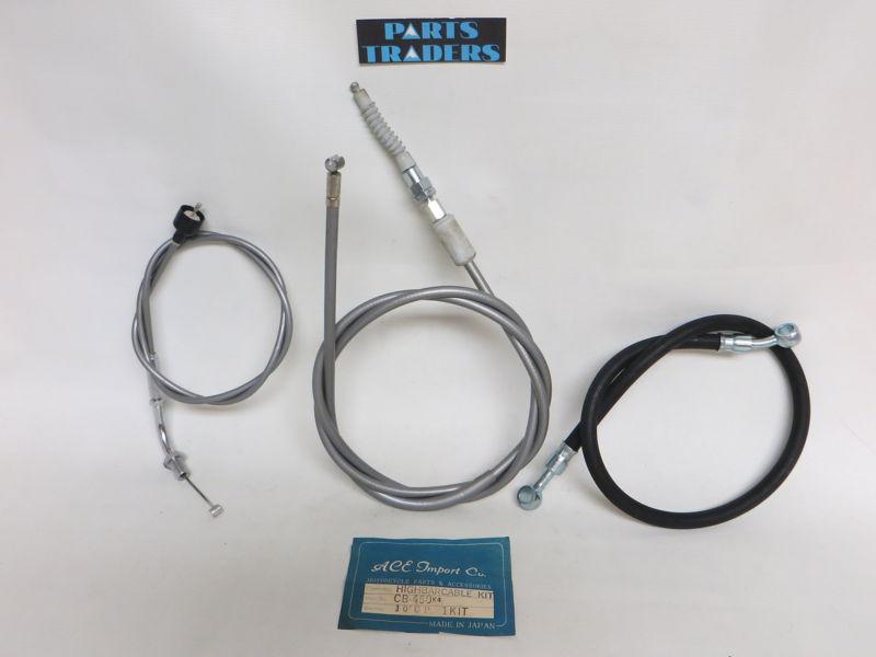 Ace honda high bar cable kit 10" inch extended cb 450 cb450 k3 k4