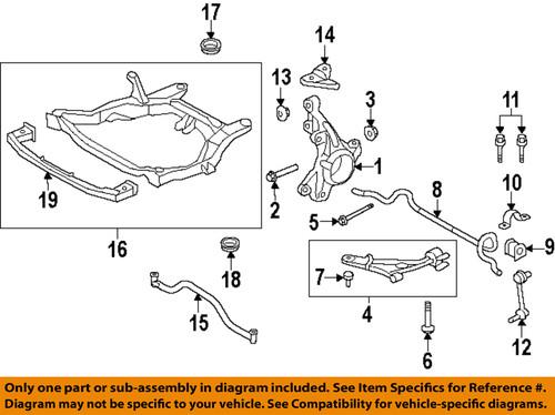 Ford oem bt4z3k185a front suspension-knuckle