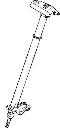 Steering shaft honda trx 450r 2004-2005