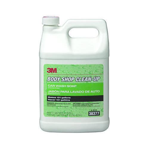 3m body shop clean-up auto car wash soap concentrate 1 gallon 38377