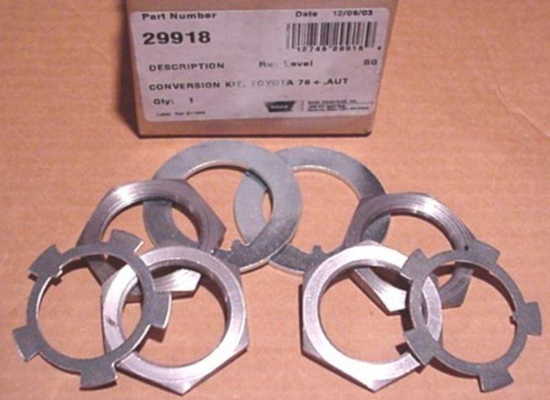 Sell Warn 29918 Spindle Nut Kit Toyota 4WD Front Axle Wheel Locking Hub
