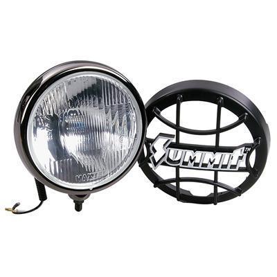Summit racing off-road lights 100w round 6" dia clear lens g6288