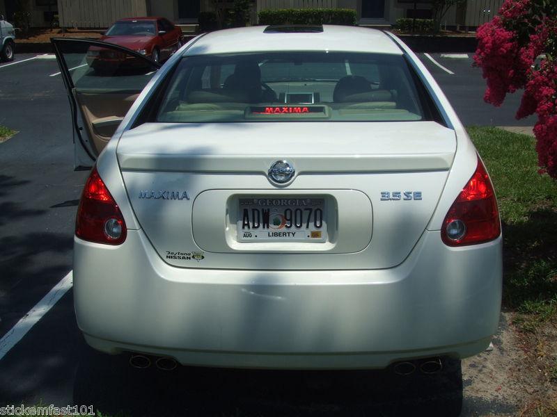 Sell Nissan Maxima 3rd brake light decal overlay 04 05 06 07 08 in