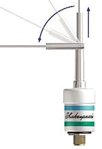 Shakespeare 5247 antenna 3ft vhf w/laydown whi