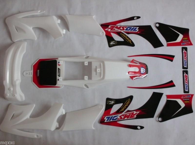New 3m graphics kit decals sticker +full plastic for dirt pit bikes parts apollo