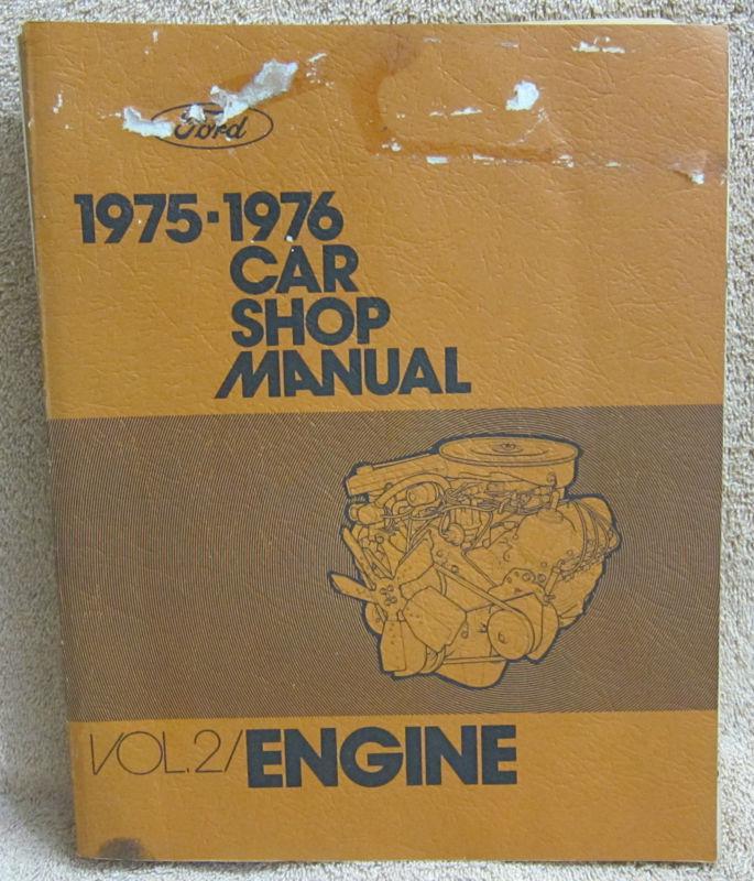 5 Original 1975-76 Ford Car Shop Manuals Volumes 1 To 5 , US $20.00, image 3