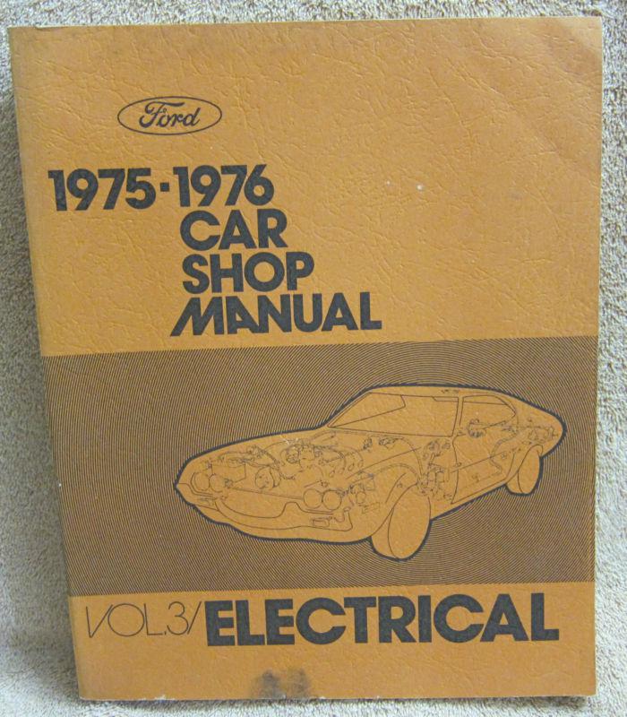 5 Original 1975-76 Ford Car Shop Manuals Volumes 1 To 5 , US $20.00, image 4