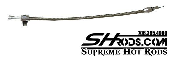 Chevy turbo 700r4 stainless steel flexible transmission dipstick 700  hot rod