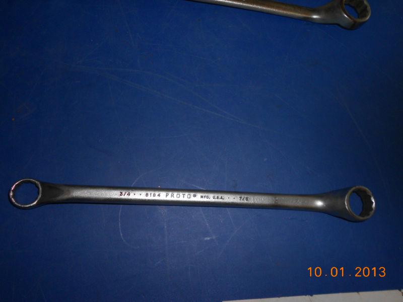 Proto 3/4" x 7/8" double box end wrench #8184  free usa shipping! 