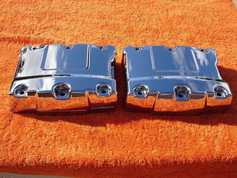 Sell HARLEY DAVIDSON TWIN CAM CHROME ROCKER BOX COVERS 1754399A 17571