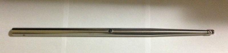 Vetus denouden stanch61 stainless steel stanchion 24" with 12" hole spacing 