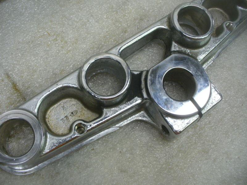 Harley 00-05 FLSTF/FLSTC Heritage Softail OEM chrome upper triple tree., US $28.00, image 6