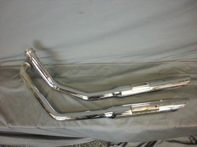 Harley 82-83 fxr fxrs shovelhead 36” slash-cut drag pipes 