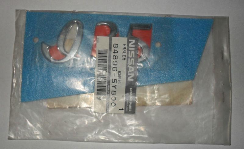 Nissan infiniti i35 rear trunk emblem # 84896 - 5y800 brand new 