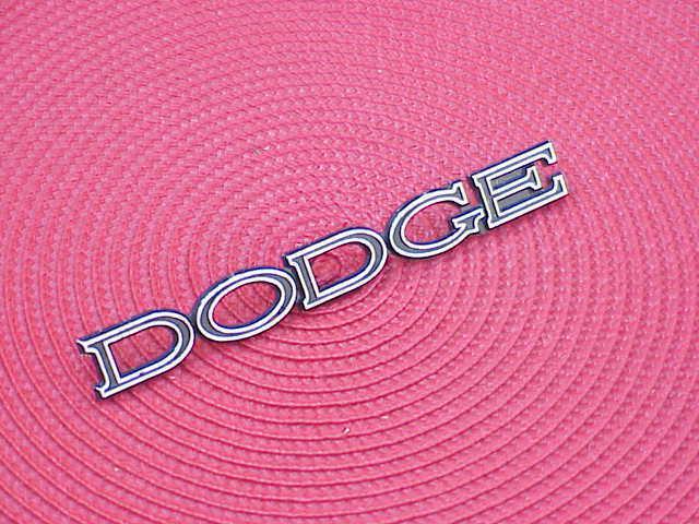 1971 1972 dodge challenger dart charger nos mopar emblem nameplate hood deck lid