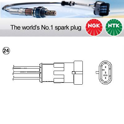 1x ngk ntk oxygen o2 lambda sensor  oza311-r2 oza311r2 (0126)