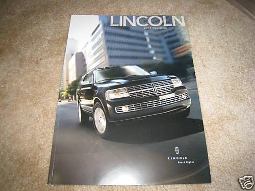 2007 lincoln navigator ultimate sales brochure dealer catalog literature