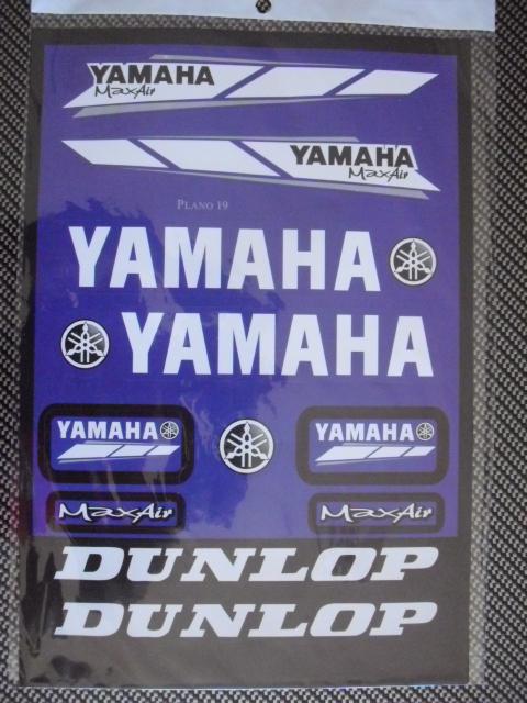 Yamaha atv motocross sticker decal purple