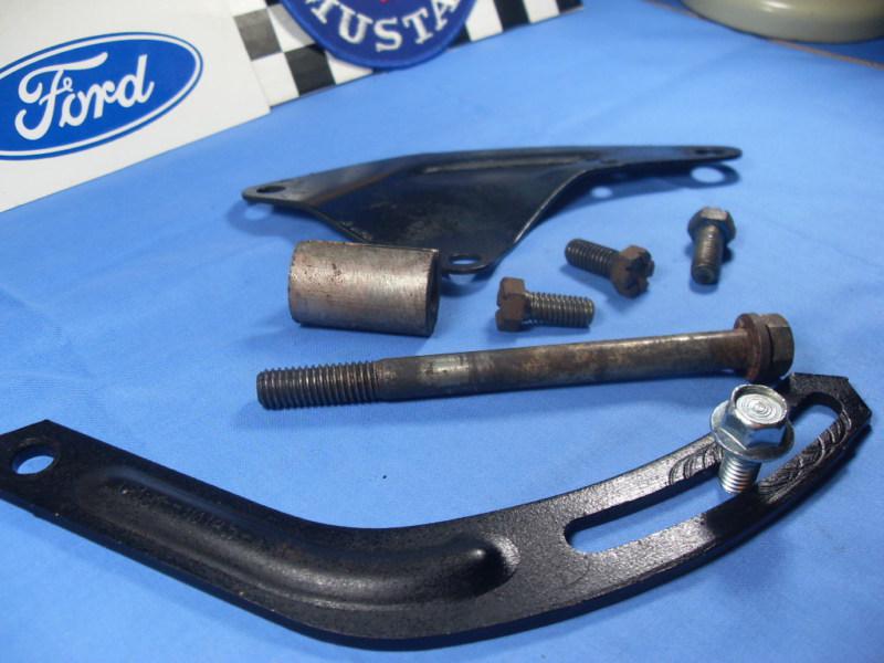 Sell FORD 390 428 ENGINE ALTERNATOR BRACKETS OEM 6870 MUSTANG GT