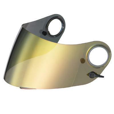 Scorpion exo-750 motorcycle ever clear shield gold