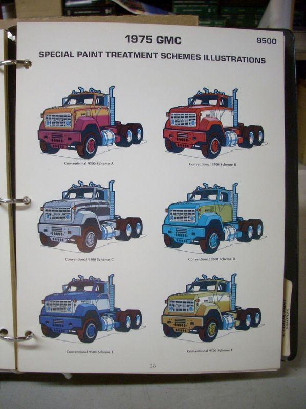 1975 75 GMC Truck Dealer Color Manual Sierra Suburban Jimmy Sprint Astro 95, US $49.99, image 4