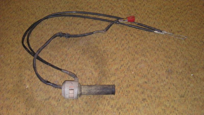 Honda nx250 throttle assembly with cables and wiring 88 89 90 nx-250