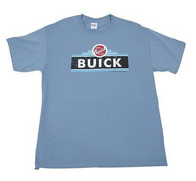 Acme t-shirt short sleeve cotton indigo vintage buick sign men's medium ea