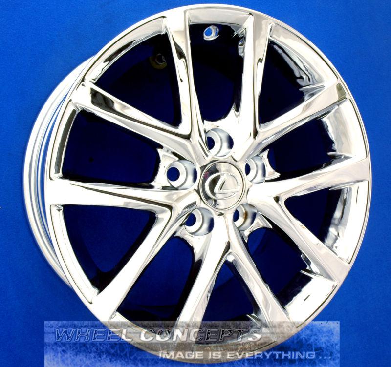 Lexus is250 is350 17 inch chrome wheels exchange is 250 350 17" rims