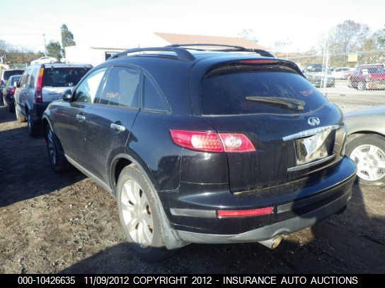 03 04 05 infiniti fx35 driver rear side door 1186729