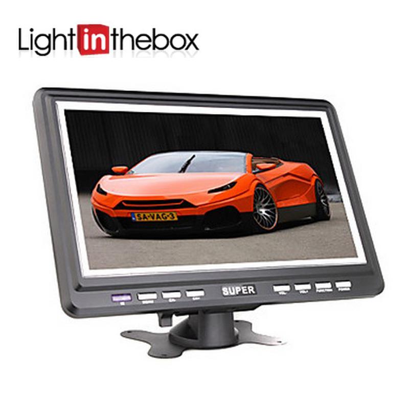 Lightinthebox hd 9” digital screen car tv fm usb sd mp3 avi wma jpeg monitor