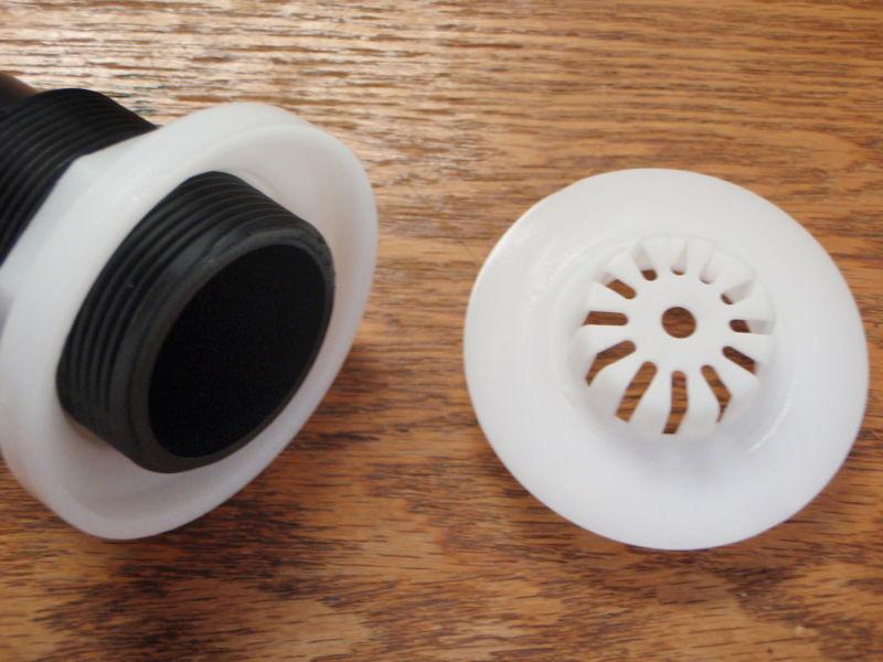 DECK DRAIN LIVEWELL BAIT WELL 9151 1-1/2 HOSE 90 DEGREE SCUPPER BOAT PARTS , US $24.95, image 2