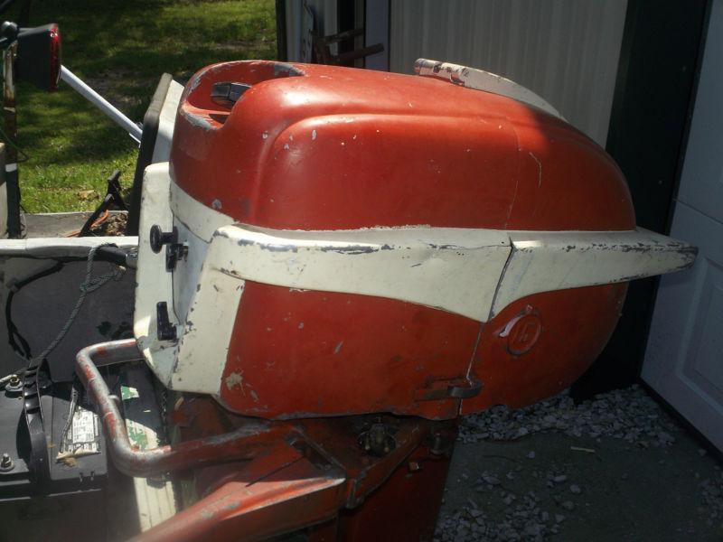 VINTAGE JOHNSON 15 HP BOAT MOTOR 1956, US $300.00, image 2