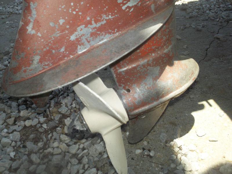 VINTAGE JOHNSON 15 HP BOAT MOTOR 1956, US $300.00, image 5