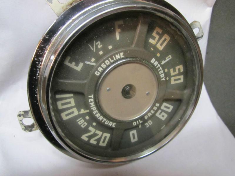 Vintage 47-53 GMC Chevy Pickup Truck Suburban Panel Gauge Cluster dash part, US $15.99, image 11