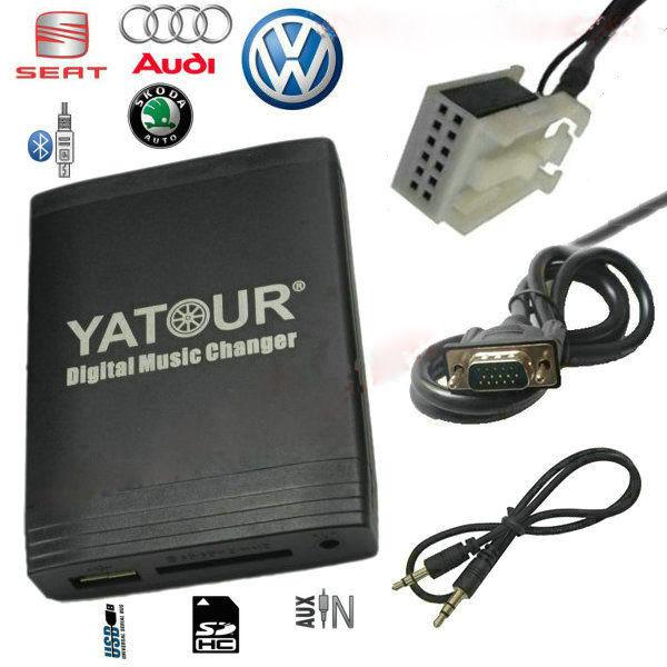 Sell Digital CD changer(USB SD AUX Bluetooth interface) for 12pin VW Audi Skoda Seat in ShenZhen