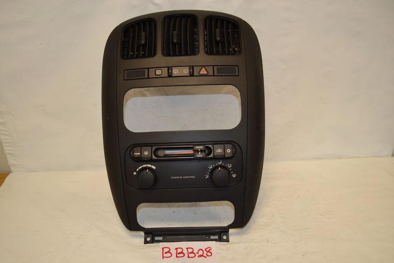 00 01 02 03 dodge caravan town&country ac heater temperature control w/bezel 