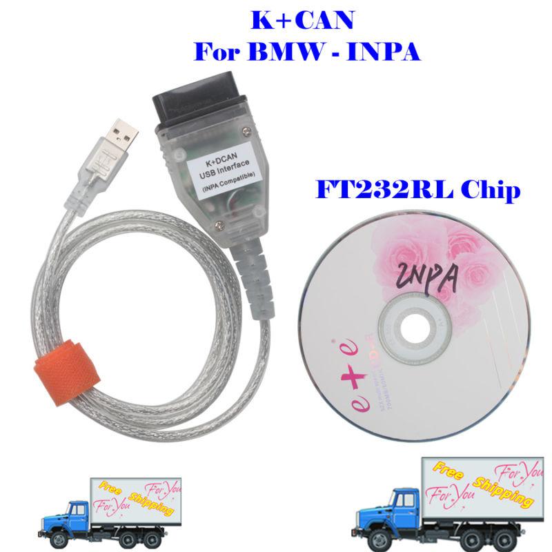 Bmw inpa k+can with ft232rl chip usb interface obd obd2 car diagnostic tool 