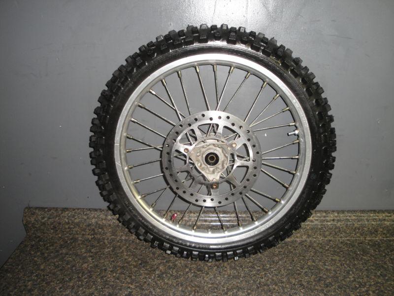 02 03 04 05 06 07 08 09 yamaha yz 85 yz85 front wheel oem front rim & mint tire