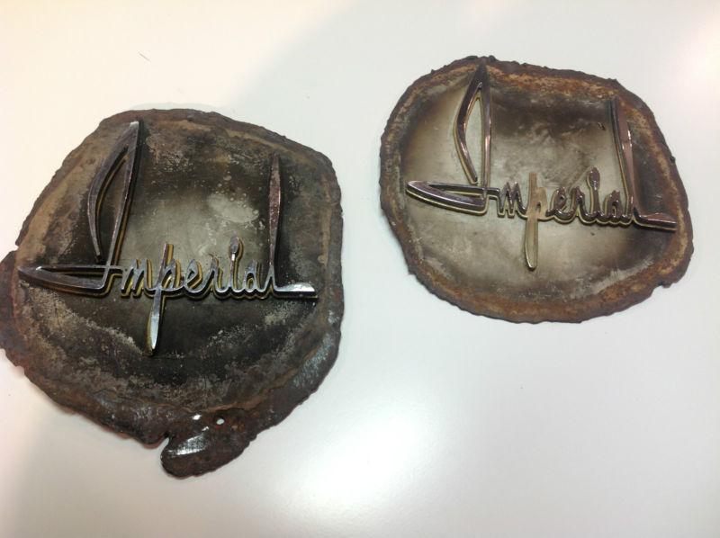 1958 1959 1960 1961 1962 1963 chrysler imperial side emblems art deco