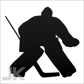 Decal stickers ice hockey player 0502 zab3x