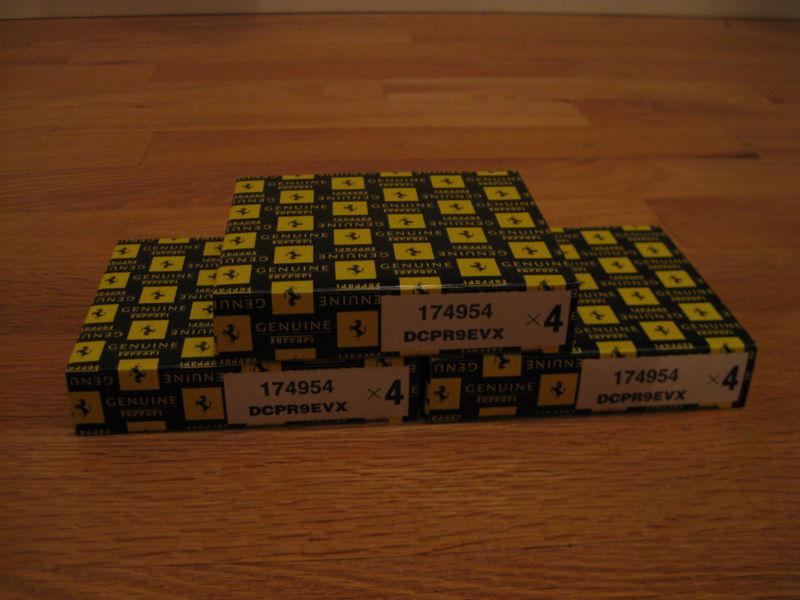 12 pcs - ngk laser platinum spark plugs - oem ferrari set dcpr9evx 575 550 612