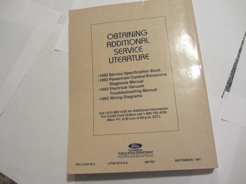 Purchase 1992 FORD TRUCK F150 F250 F350 F SDUTY BRONCO DIESEL