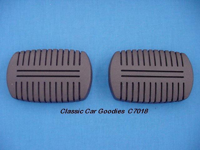 1952-1955 chevy truck new pedal pads (2) 1953 1954 nice!